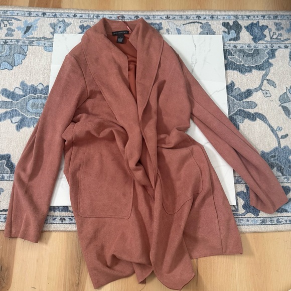 Joan Vass Jackets & Blazers - Joan Vass Rust Teddy Jacket